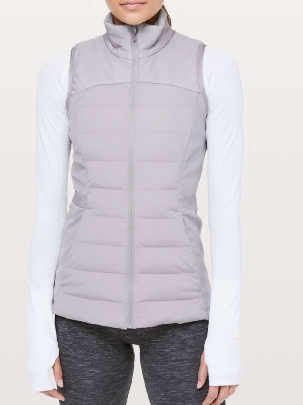 Lululemon Down For It All Vest | Size 4 | Dark Chrome